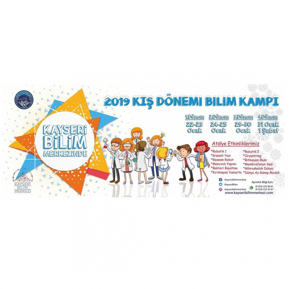 2019 Kış Dönemi Bilim Kampı Başlıyor!